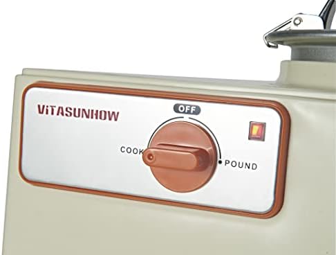 Vitasunhow Yam Pounder машина компир касава пире од миксер за храна за бебиња автоматско готвење и мешање на процесор за храна