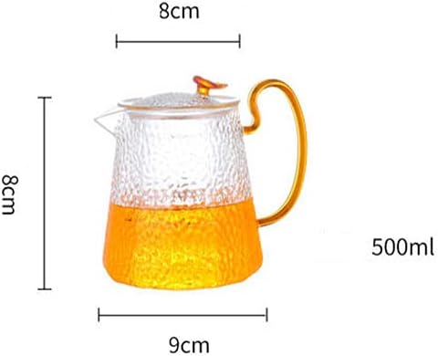 Чекан шема чајник за домашен чај филтер цвет чајник стакло единечен тенџере кунг фу чајник за чај