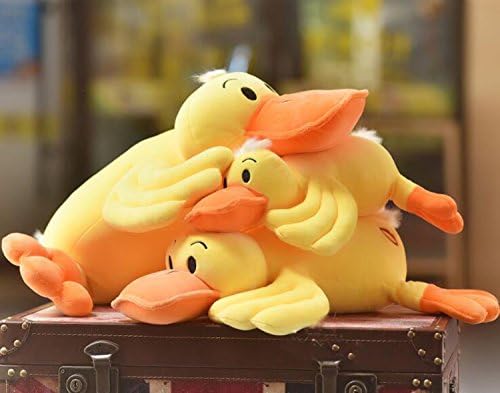 Рузукода Кадифен Жолта Патка Полнета Перница За Гушкање Животни Супер Меки Играчки Подароци 14 Инчи