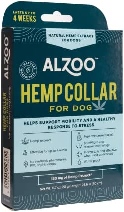 Алзо Премиум Коноп 2-во-1 Мобилност &засилувач; Смирувачки Јака За Кучиња, Помага Поддршка На Мобилноста &засилувач; Здрав Одговор На
