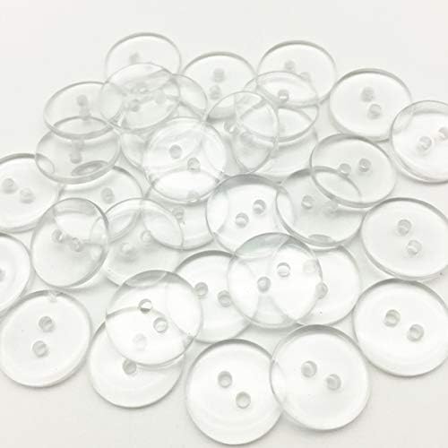 Чисти копчиња за про transparentирна смола за шиење кошула за шиење на кошула пакет од 100