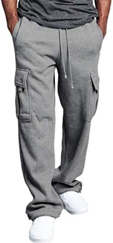 Ангонгивел машки карго џогер панталони тренинзи за џемпери, панталони со панталони со еластична половината, панталони за влечење