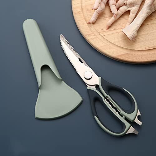 Ножици во кујната, мултифункционални кујнски ножици, ножици за готвење од 9 инчи за живина, риба, месо, зеленчук, билки, скара