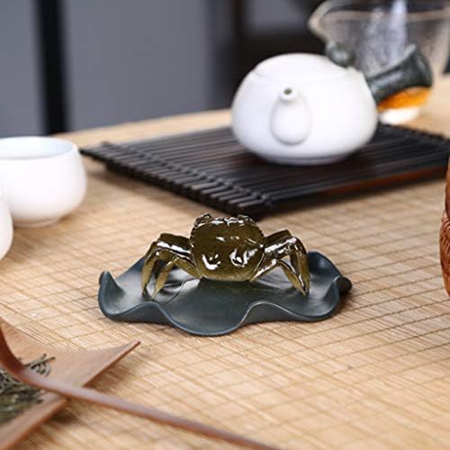 Рахима Вајпинг - Кинеска рачно изработена виолетова глина/Зиша обезцветен чај домашно милениче лотос лисја обезцветен рак чај статуи