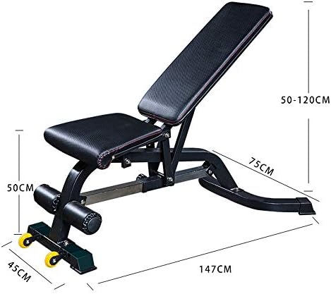 Клупа за тренингот Duxx - Глупави клупа Дома фитнес професионална клупа Прес за прилагодлива мулти -функција обука стол стол за комерцијална