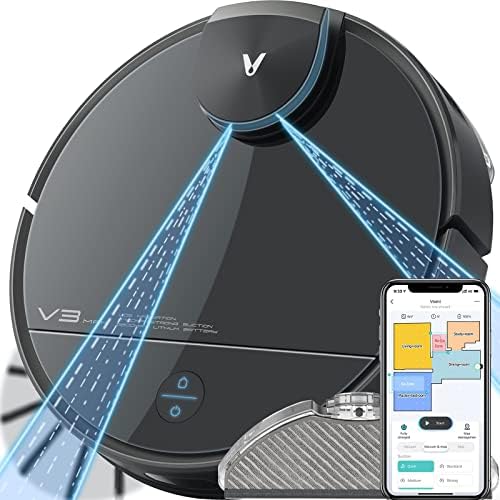 Viomi V3 Max Robot Vacuum и Mop Cyber ​​безжичен безжичен и сув вакуум Ceaner
