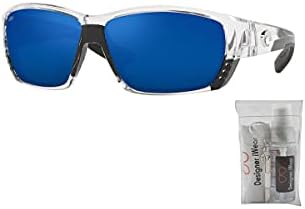 Коста туна улица 6S9009 Очила за сонце за сонце за мажи + пакет со дизајнер iWear Комплетен комплет за нега на очила за очила
