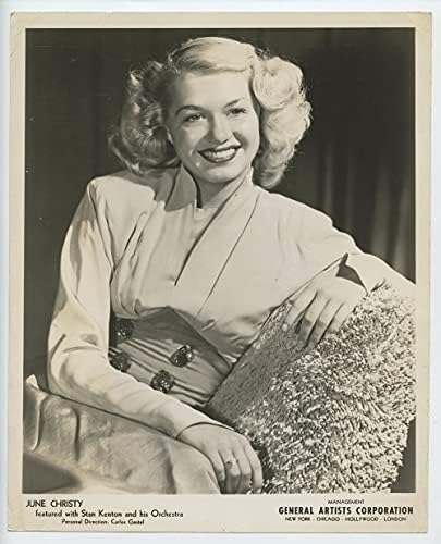 Јуни Кристи фотографија Оригинална гроздобер промоција на публицитет во 1950 -тите