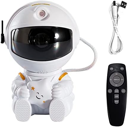 Нулинт астронаут Галакси ноќно светло проектор, естетски декор во соба, Божиќ, родендени, подарок за Денот на вineубените, декор за игри, далечински