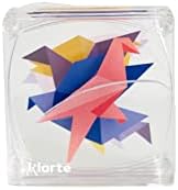 Кларт Акрилик 3,5 инчи Оригами кран - Избрани крајбрежни брегови со јасен акрилен штанд