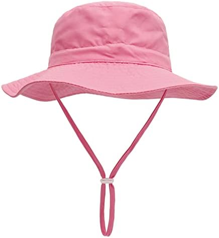 Бебе лето визир капа за заштита од сонце, детска плажа капа за кофи со сончање на капа
