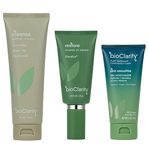 BioClarity 3-Step Essentials Routine Routine за нормални и мрсни типови на кожа | чисти, вегански состојки