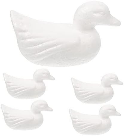 Веемон 5 парчиња пена патка украс занаетчиски пена рачно изработена животинска занаетчиска пена животинска рака украс занаетчиски форми пена