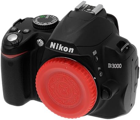 Fotodiox црвен дизајнер на телото на телото компатибилен со камерите на Nikon F-Mount