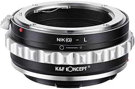 K&F концепт леќи Адаптер за монтирање NIK-FX Компонитиран со Nikon F леќи до L монтирање на телото на камерата