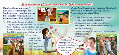 2 во 1: Mein Fohlen 2d со мојот Rider Yard 3D Rivalen на седлото [3DS]