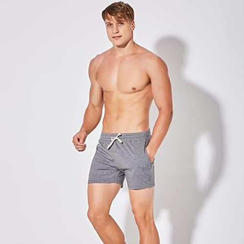 АСЛИМАН машки пижами шорцеви за вежбање во теретана во теретана што работи атлетски кратки панталони