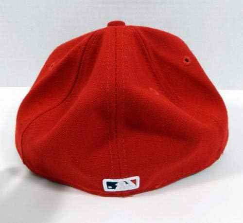 Играта на Сент Луис кардинали Ана 65 Игра издадена Red Hat Auto 7 STLC0550 - Автограмирани капи