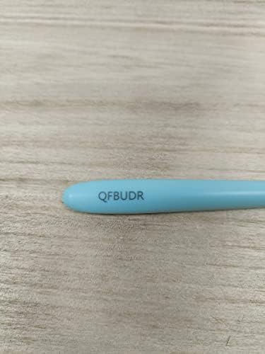 Qfbudr Ultra-мек четка за заби, погодна за возрасни и стари лица, преносна мануелна четка за заби