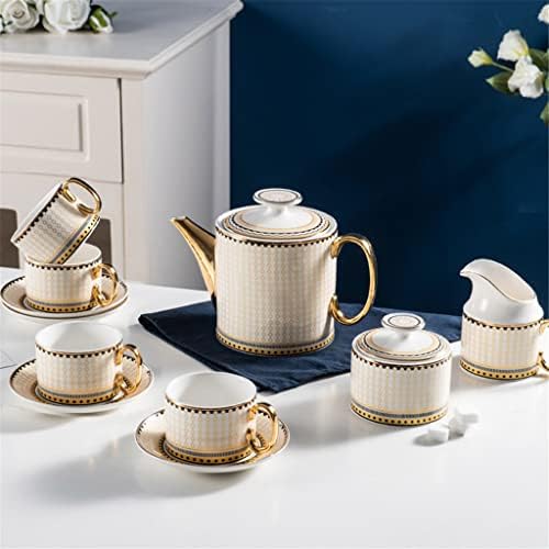 ZLXDP 11 парче чај постави керамички чаши за чаши за кафе, чај попладне чај чај чај сет подароци