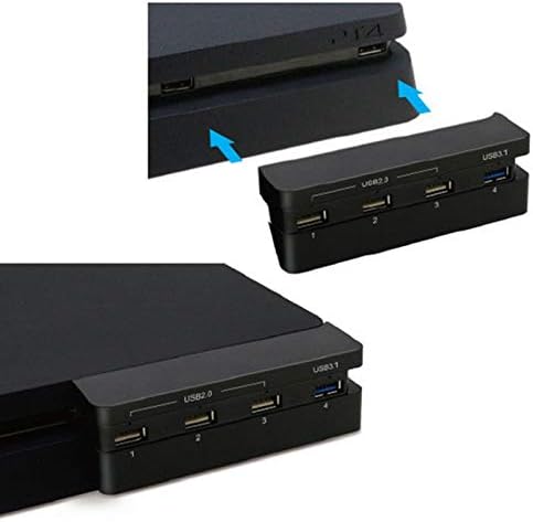 IFCOW USB Hub 4-Port USB 2.0 3.1 Hub адаптер за PS4 тенок конзола за игри