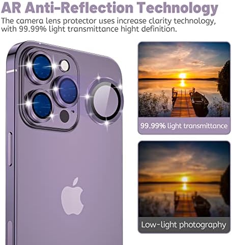 Валанг Камера Заштитник На Објективот за iPhone 14 Pro max &засилувач; iPhone 14 Pro 2022, Ar Високо Јасно Калено Стакло Капакот На Екранот