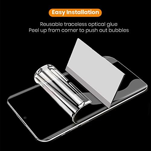 Auphoe 2 Пакет Мат Заштитник На Екранот За Приватност За Galaxy S23 Ultra Со 1 Пакет Калено Стакло Заштитник На Објективот За Поддршка На Отпечатоци