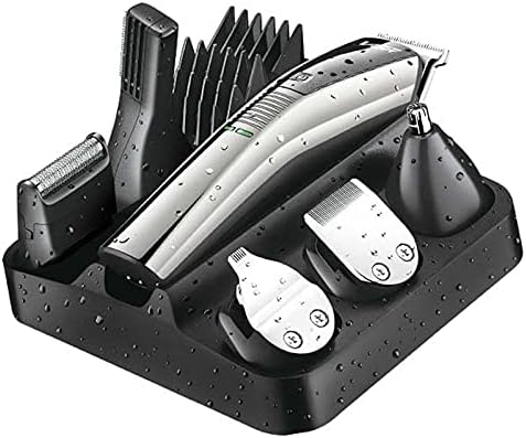 Машини за коса за мажи, 6 во 1 Машки Професионален Тример За Коса Брада Електричен Машинка За Сечење Коса За Лице Машина За