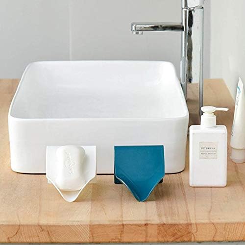 Qianbaobao Пластичен држач за сапун бања туш сапун сунѓер садови за складирање кутија за чување плоча држач за бања бесплатно удирање во кутија