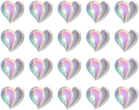 Привлечност на ноктите повеќенаменски смола DIY дами праска срце срцев уметност украси Делови нокти уметнички украси маникир материјали -