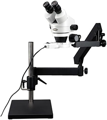 Амскоп См-7БЗ-56С Професионален Бинокуларен Микроскоп За Стерео Зумирање, Wh10x Окулари, 3,5 X-90X Зголемување, 0,7 X-4,5 X Зум Цел,