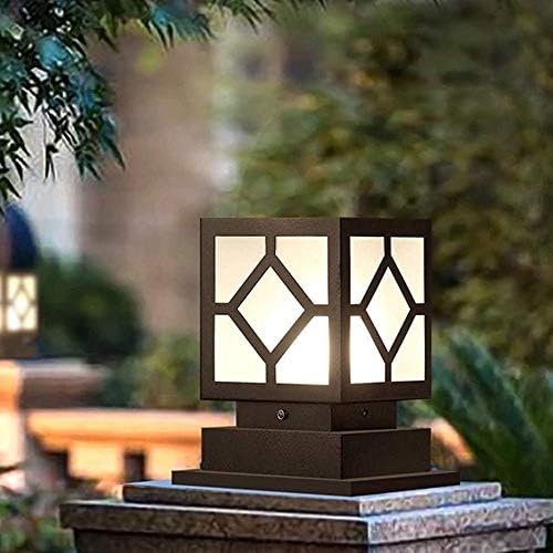 TJLSS LED декоративни колони на колони, градинарски светлосен пејзаж осветлување Патио осветлување