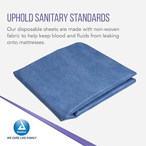 Листови за кревет за еднократна употреба DynaRex - Медицински чаршафи и корици за душек, носилки, Гурни - водоотпорни заштитници