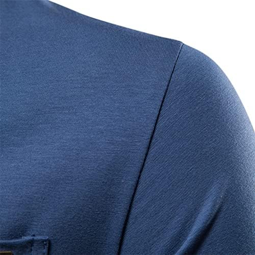 Чувар сет манс модна обична цврста боја памук V врат џеб копче со кратки ракави маички врвни вар комбинезони мажи