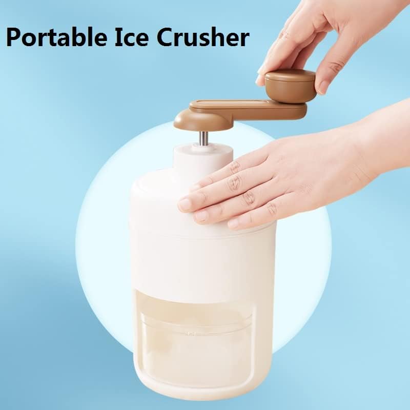 Прирачник за машина за снежна конусна конусна машина за избричена мраз - преносна мраз кршевица и избричена мраз машина со бесплатни фиоки за мраз