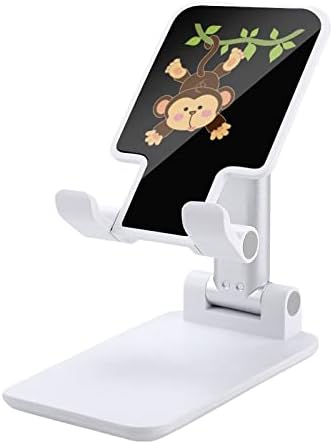 Симпатична Aniamle Мајмун Мобилен Телефон Штанд Прилагодлив Преклопен Таблет Десктоп Телефон Носителот Додатоци