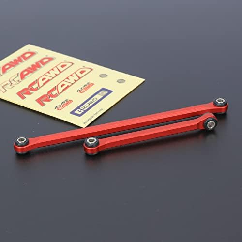 RCAWD CNC Machined Aluminum Alloy Link Link Set Linkage Tie Rod For 1/18 Axial UTB18 Capra Trail Buggy Crailers