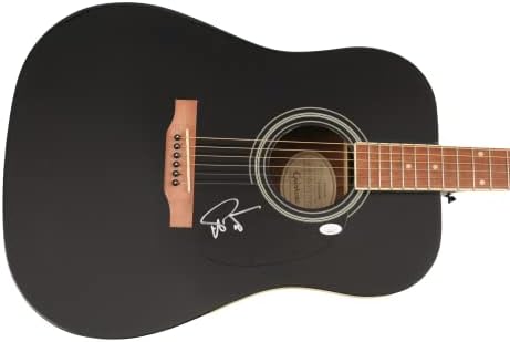 Треј Анастасио потпиша автограм со целосна големина Гибсон епифон Акустична гитара Б/ Jamesејмс Спенс автентикација JSA COA