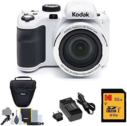 Kodak Pixpro Astro Zoom AZ421 16MP пакет на дигитални фотоапарати со 32 GB SD картичка, кутија за камера и пакет на додатоци