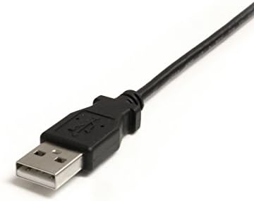 Startech.com 3 ft. Десен агол USB до мини USB кабел - USB 2.0 A до десен агол мини б - црна - мини USB кабел