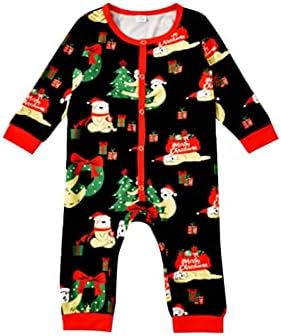Божиќна карирана печатена дневна облека Божиќно семејство што одговара на пижами со долги ракави за дома, божиќни пижами за божиќни пижами за
