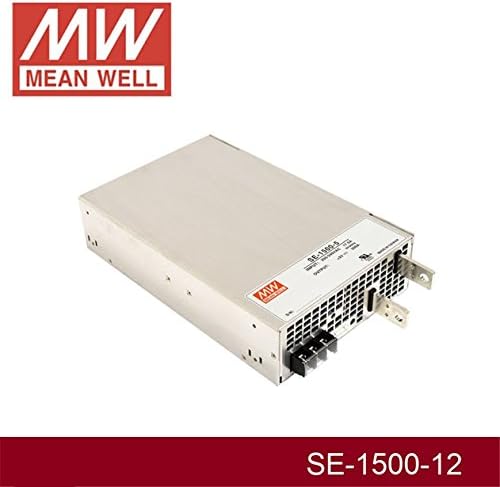 Приложено тип 1500W 12V 125A SE-1500-12 Meanwell AC-DC SMPS SE-1500 Серија Средно напојување со добро вклучување на електрична енергија