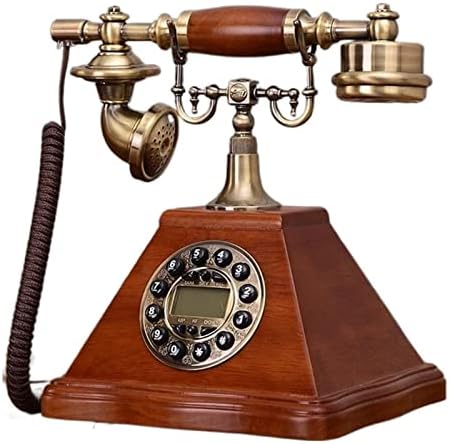 Gayouny cordered телефонски фиксни дигитални ретро телефонски копче бирање декоративни телефони фиксни за дома