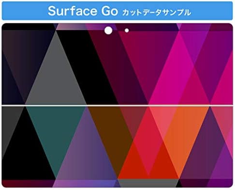 Декларална покривка на igsticker за Microsoft Surface Go/Go 2 Ultra Thin Protective Tode Skins Skins 000460 Bubble Rainbow