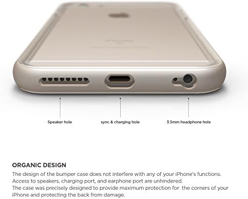 Вклучен е iPhone 6s Plus Case, Eleago® S6 + алуминиумски браник за алуминиум за iPhone 6s Plus само + Front Protection Film + Fistere Protection