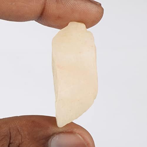 GemHub Природно сурово грубо 65,45 КТ бел суров груб месечен камен заздравување кристал лабав скапоцен камен