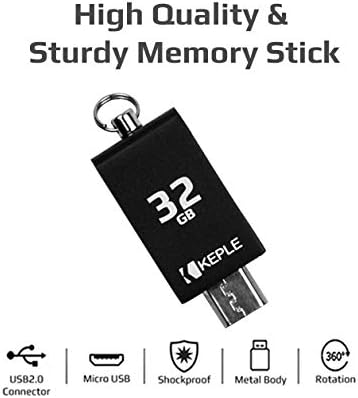 32 GB USB Stick OTG до Micro USB 2 во 1 Меморија на флеш диск 2.0 Компатибилен со Motorola Moto G6 Play / G5, G5 Plus / G4 / E5, E5 Play, E5