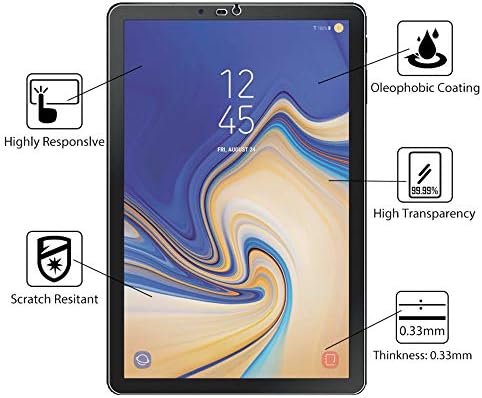 Orzero за Samsung Galaxy Tab S4 2018 T835, T830 Заштитник на калено стакло, заштитник на екранот, 9 цврстина HD анти-гребење со