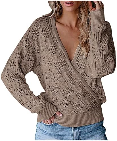 V џемпер на вратот за жени, женска цврста боја на вратот, шутирајќи го рекреативниот тенок пуловер со долг ракав џемпер врвови