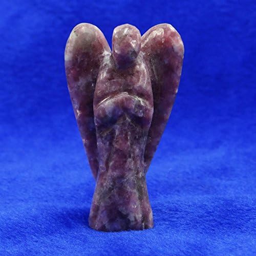 Хармонизирајте го родонитскиот камен врежан ангел психички реики лекување кристал духовен подарок за старателство